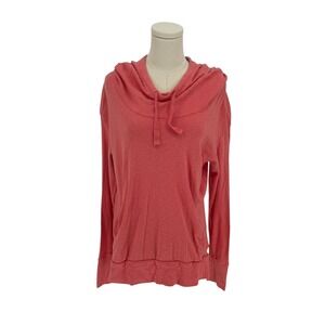 Columbia Sportswear Company Coral Pink Cowl Neck Hoodie XL